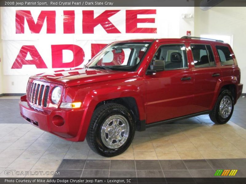 Red Crystal Pearl / Dark Slate Gray 2008 Jeep Patriot Sport