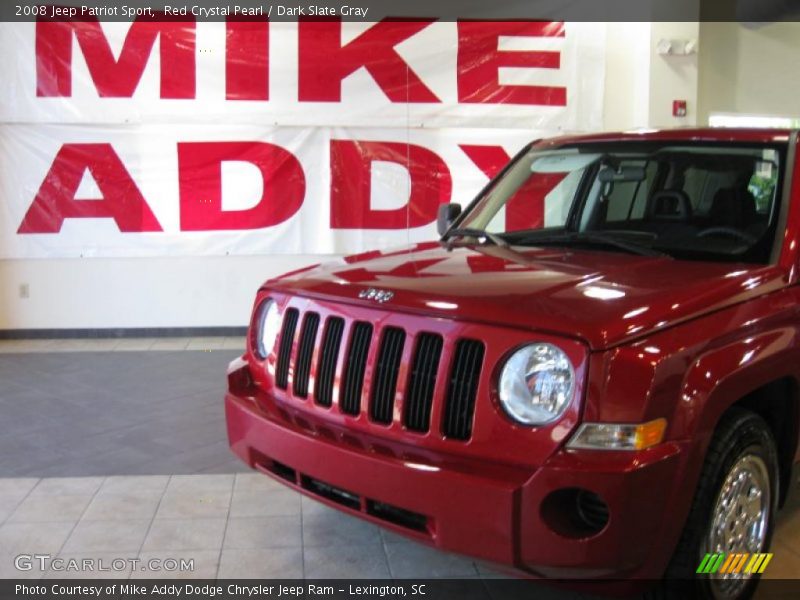Red Crystal Pearl / Dark Slate Gray 2008 Jeep Patriot Sport