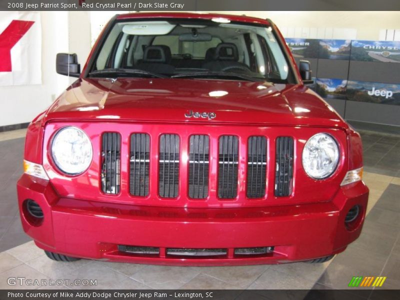Red Crystal Pearl / Dark Slate Gray 2008 Jeep Patriot Sport