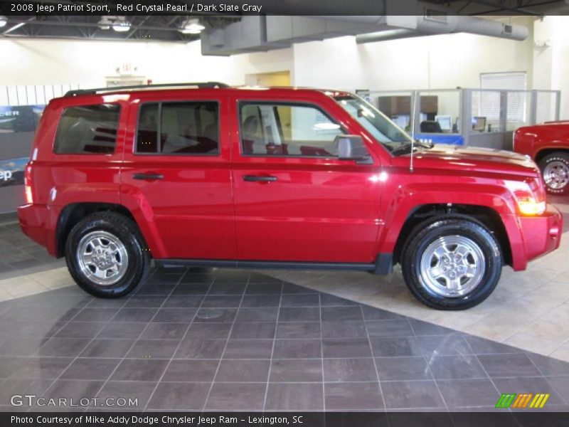 Red Crystal Pearl / Dark Slate Gray 2008 Jeep Patriot Sport