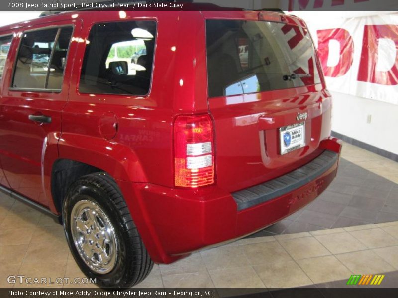 Red Crystal Pearl / Dark Slate Gray 2008 Jeep Patriot Sport