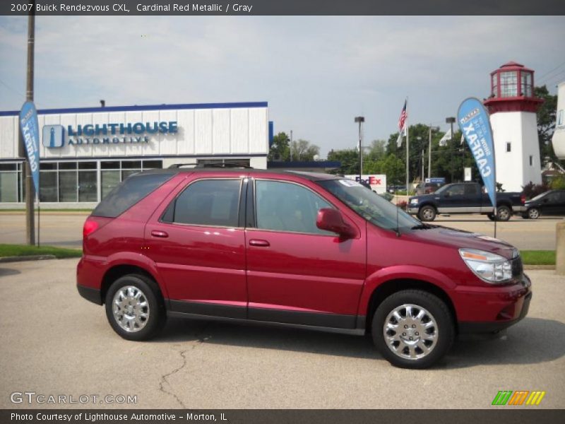 Cardinal Red Metallic / Gray 2007 Buick Rendezvous CXL