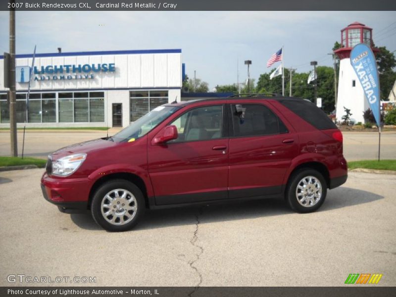 Cardinal Red Metallic / Gray 2007 Buick Rendezvous CXL