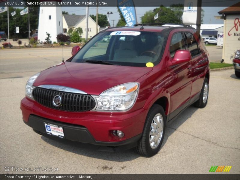 Cardinal Red Metallic / Gray 2007 Buick Rendezvous CXL
