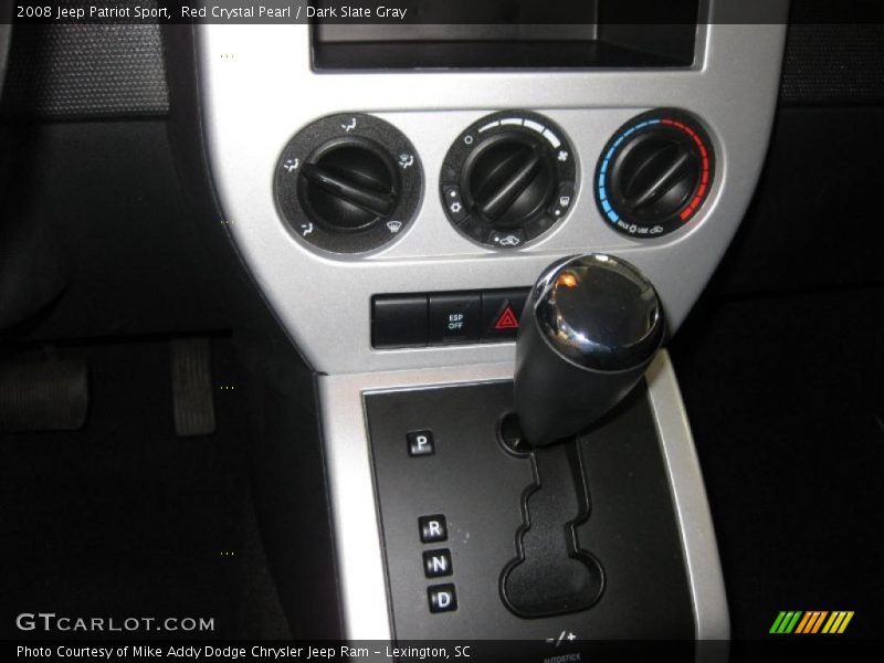 Red Crystal Pearl / Dark Slate Gray 2008 Jeep Patriot Sport