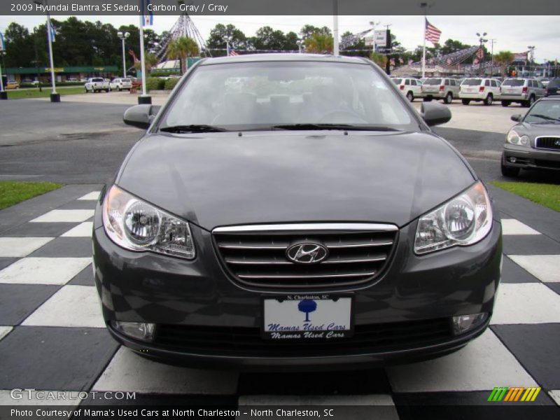 Carbon Gray / Gray 2009 Hyundai Elantra SE Sedan