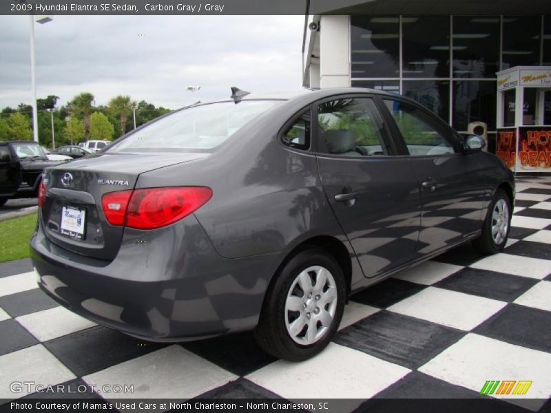 Carbon Gray / Gray 2009 Hyundai Elantra SE Sedan