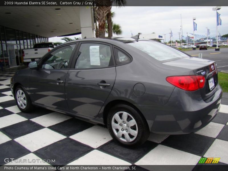 Carbon Gray / Gray 2009 Hyundai Elantra SE Sedan