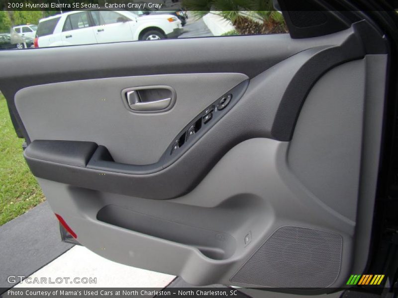 Carbon Gray / Gray 2009 Hyundai Elantra SE Sedan