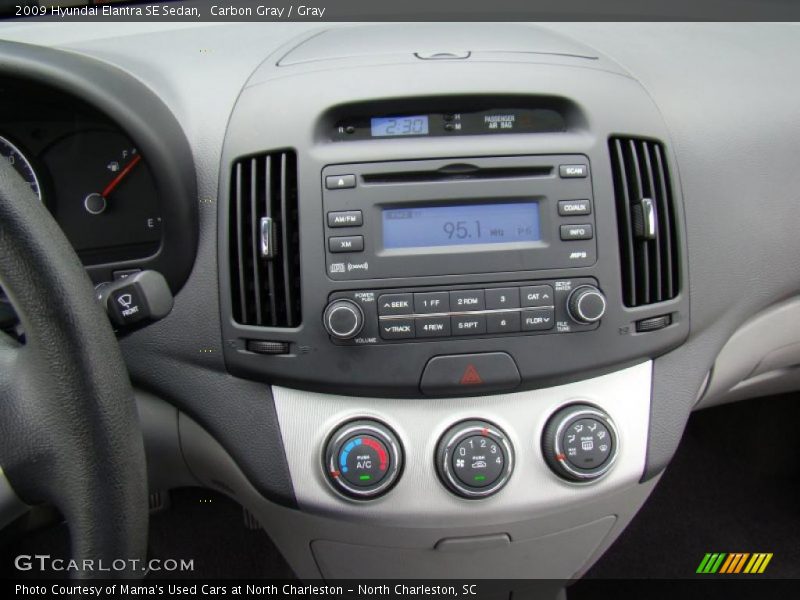 Carbon Gray / Gray 2009 Hyundai Elantra SE Sedan