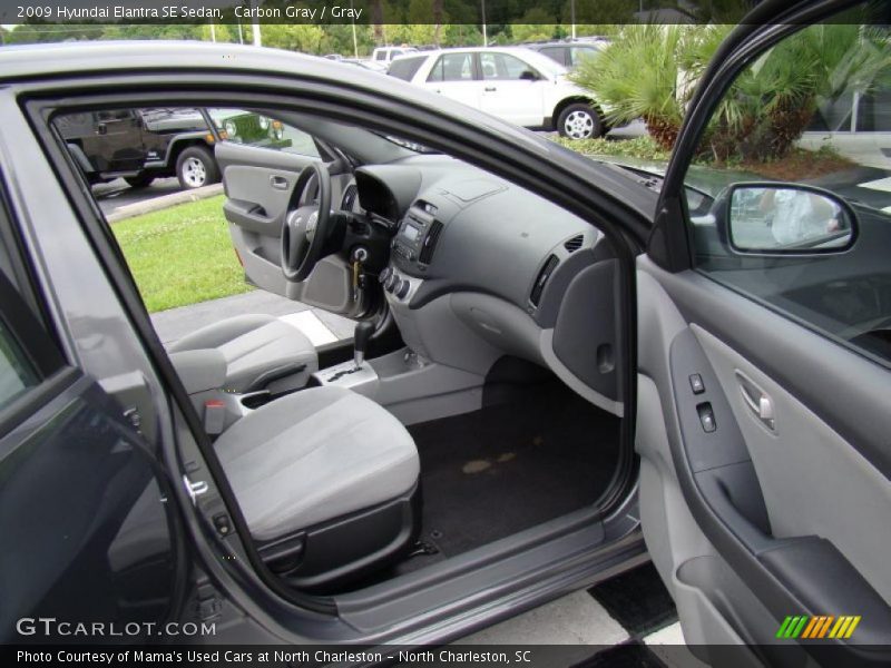 Carbon Gray / Gray 2009 Hyundai Elantra SE Sedan
