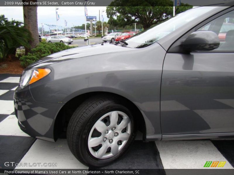 Carbon Gray / Gray 2009 Hyundai Elantra SE Sedan