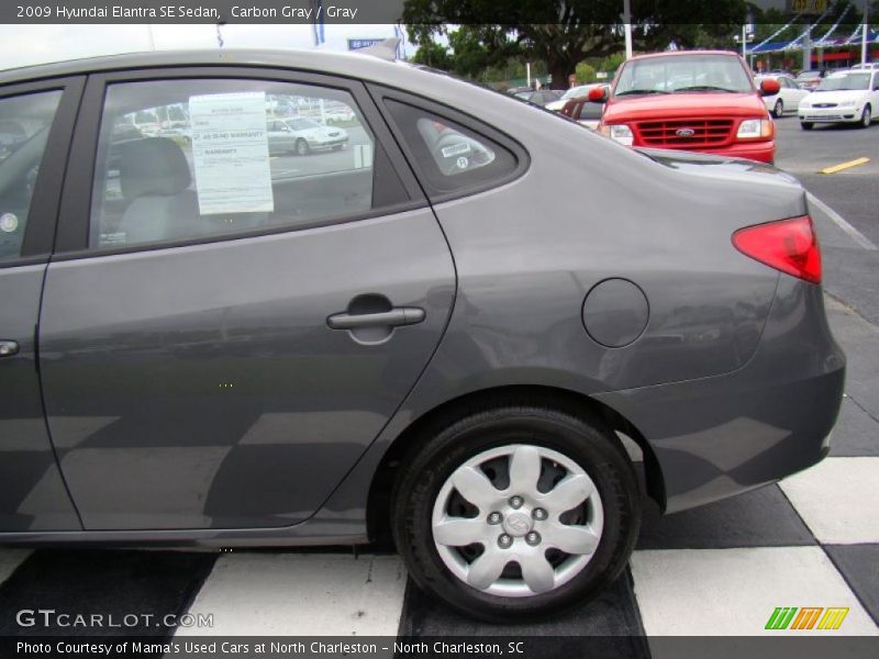 Carbon Gray / Gray 2009 Hyundai Elantra SE Sedan