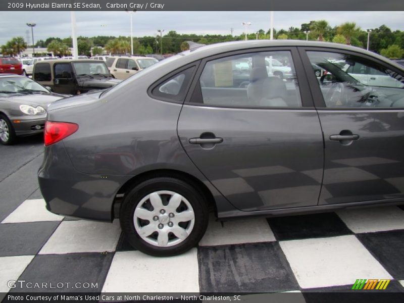 Carbon Gray / Gray 2009 Hyundai Elantra SE Sedan