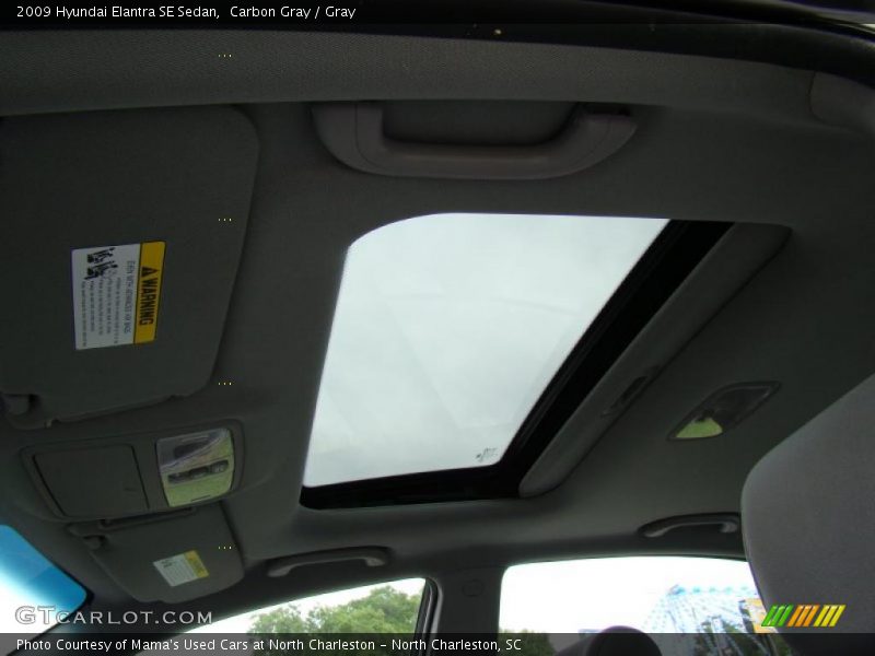 Carbon Gray / Gray 2009 Hyundai Elantra SE Sedan