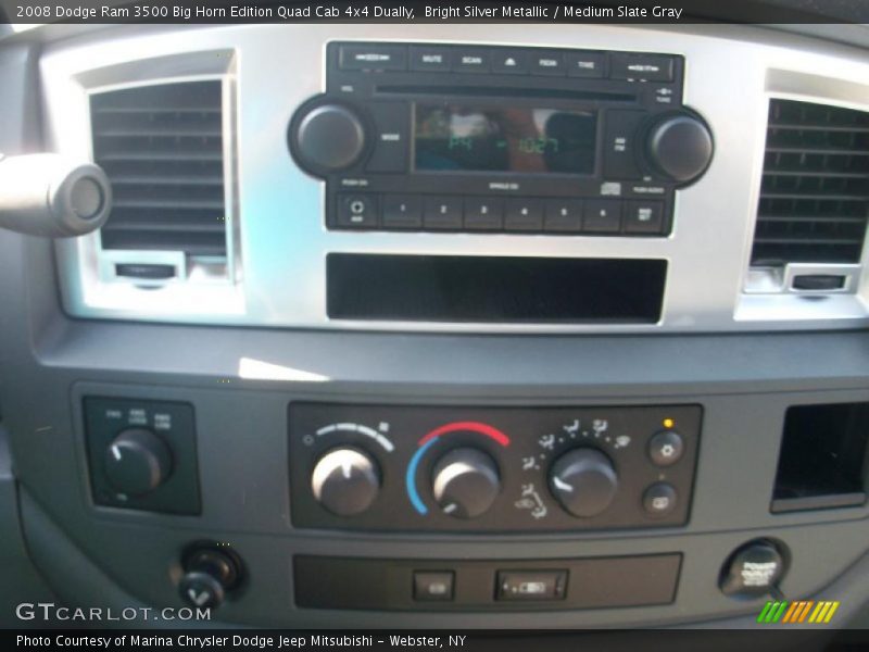 Bright Silver Metallic / Medium Slate Gray 2008 Dodge Ram 3500 Big Horn Edition Quad Cab 4x4 Dually
