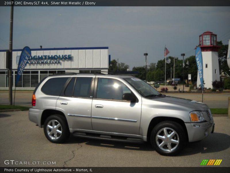 Silver Mist Metallic / Ebony 2007 GMC Envoy SLT 4x4