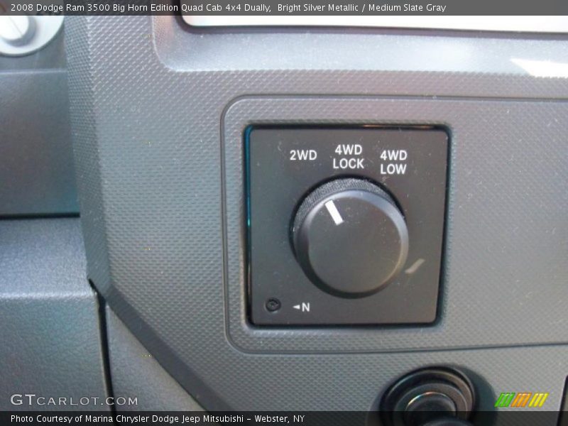 Bright Silver Metallic / Medium Slate Gray 2008 Dodge Ram 3500 Big Horn Edition Quad Cab 4x4 Dually