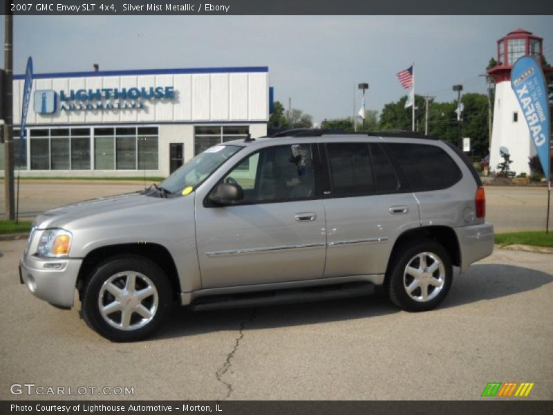 Silver Mist Metallic / Ebony 2007 GMC Envoy SLT 4x4