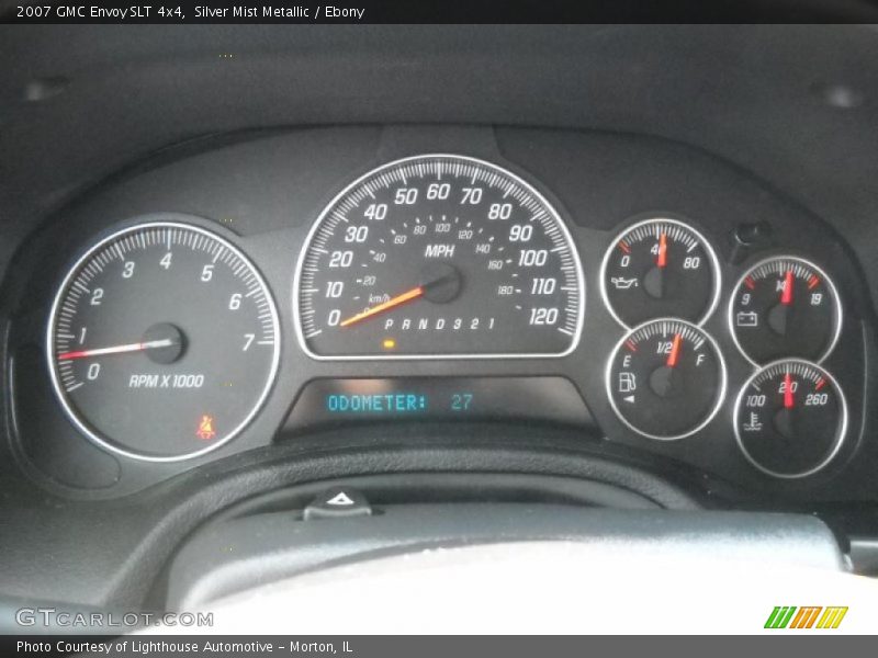Silver Mist Metallic / Ebony 2007 GMC Envoy SLT 4x4