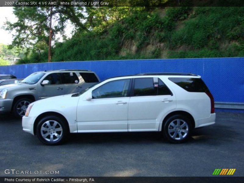 White Diamond / Light Gray 2007 Cadillac SRX 4 V6 AWD