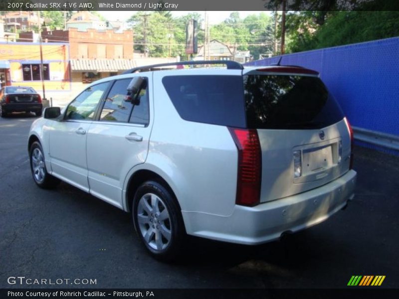 White Diamond / Light Gray 2007 Cadillac SRX 4 V6 AWD