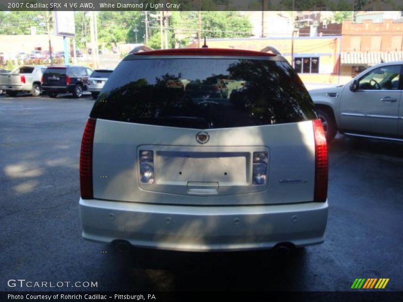 White Diamond / Light Gray 2007 Cadillac SRX 4 V6 AWD