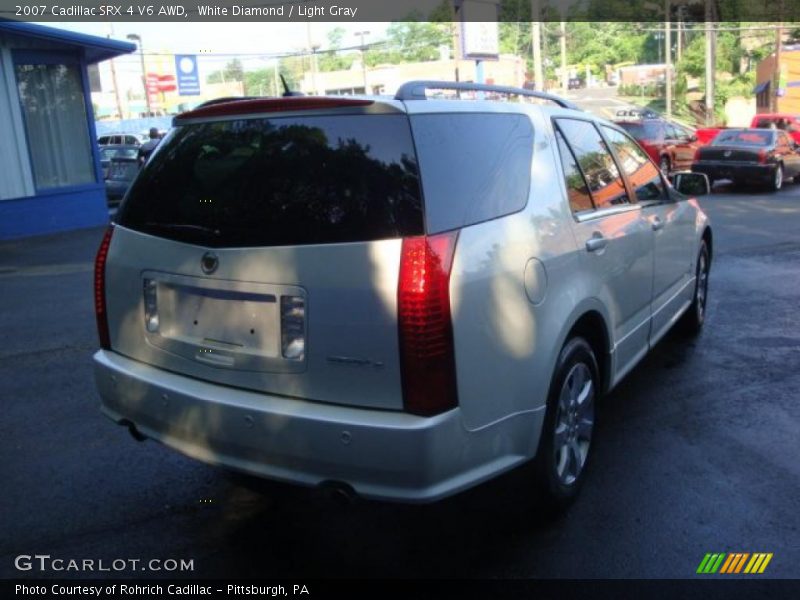 White Diamond / Light Gray 2007 Cadillac SRX 4 V6 AWD