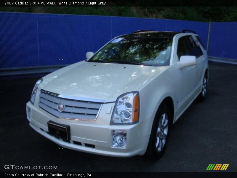 White Diamond / Light Gray 2007 Cadillac SRX 4 V6 AWD