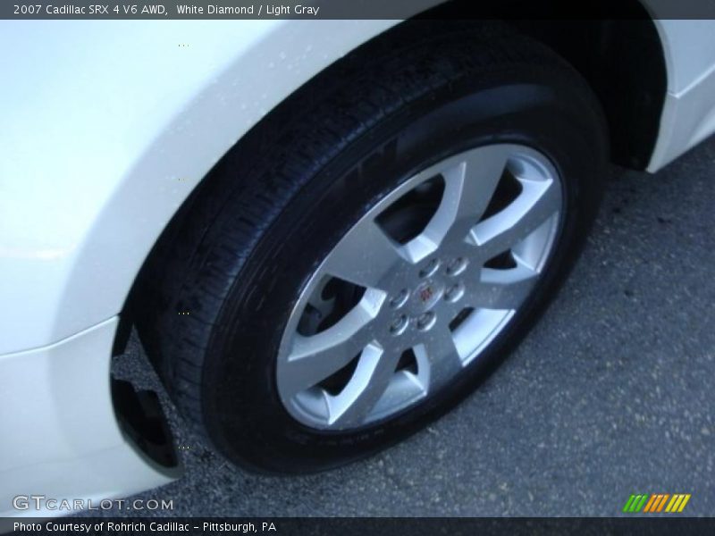 White Diamond / Light Gray 2007 Cadillac SRX 4 V6 AWD