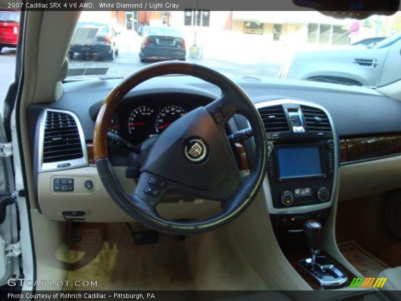 White Diamond / Light Gray 2007 Cadillac SRX 4 V6 AWD