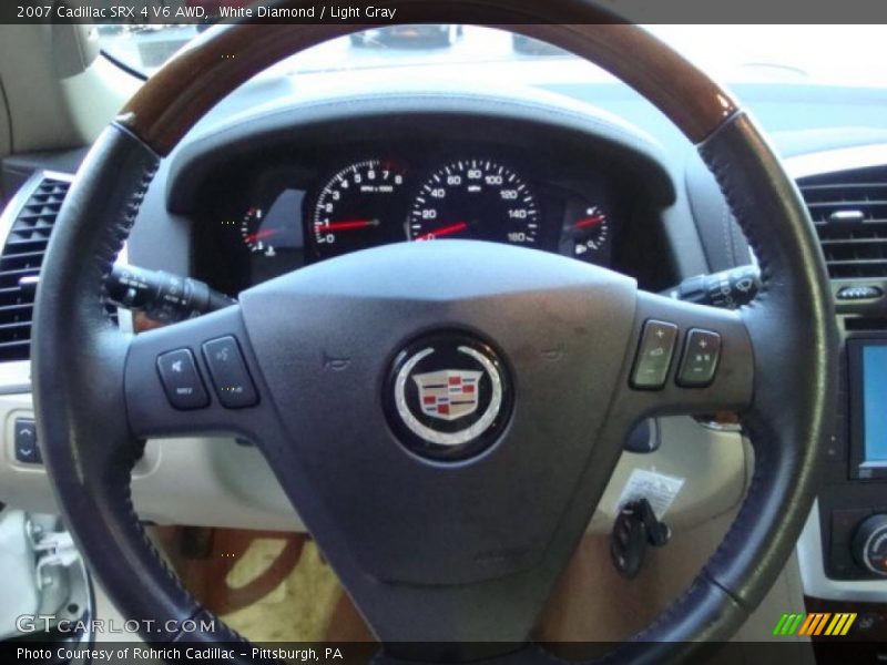White Diamond / Light Gray 2007 Cadillac SRX 4 V6 AWD