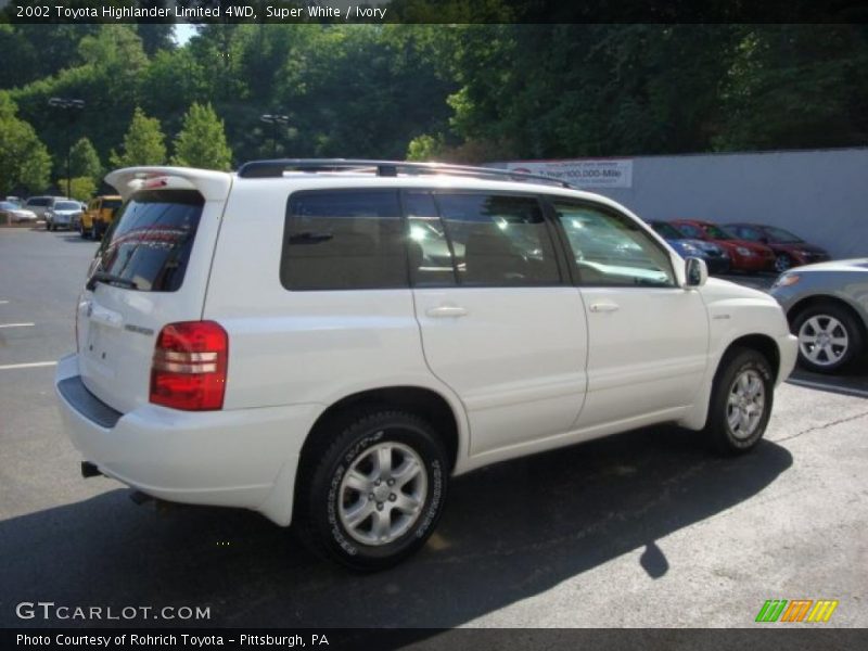 Super White / Ivory 2002 Toyota Highlander Limited 4WD