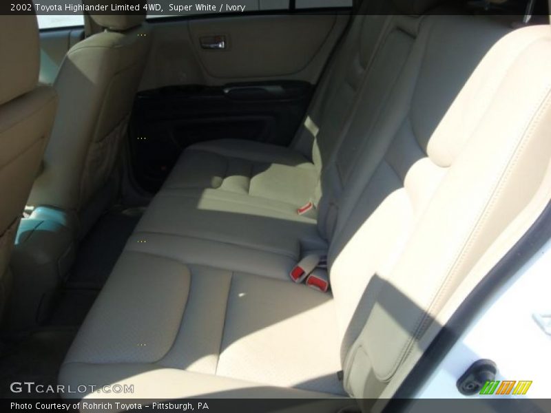 Super White / Ivory 2002 Toyota Highlander Limited 4WD