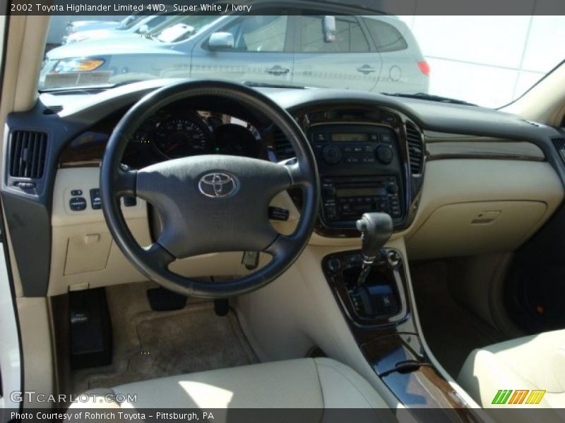 Super White / Ivory 2002 Toyota Highlander Limited 4WD