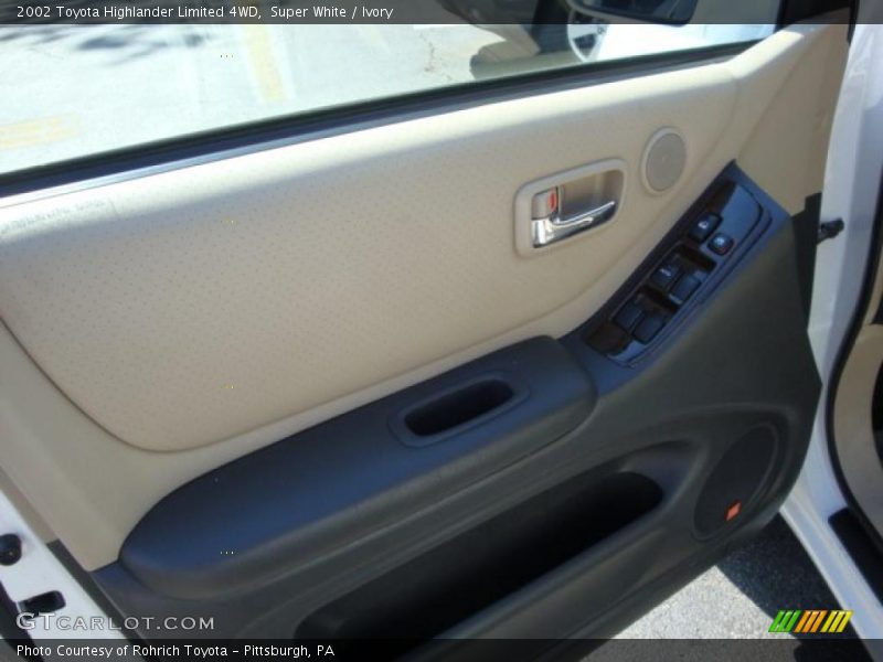 Super White / Ivory 2002 Toyota Highlander Limited 4WD