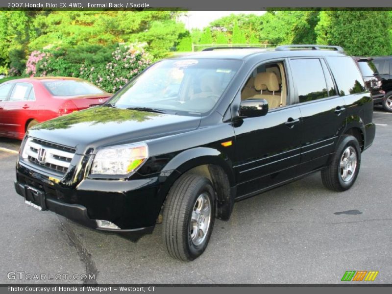 Formal Black / Saddle 2007 Honda Pilot EX 4WD