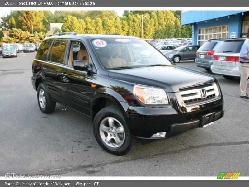 Formal Black / Saddle 2007 Honda Pilot EX 4WD