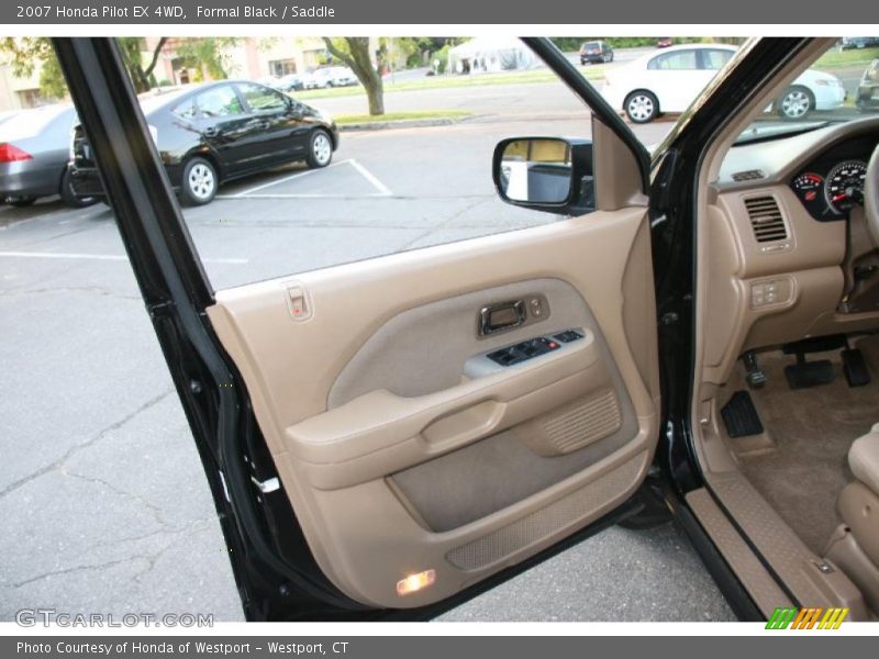 Formal Black / Saddle 2007 Honda Pilot EX 4WD
