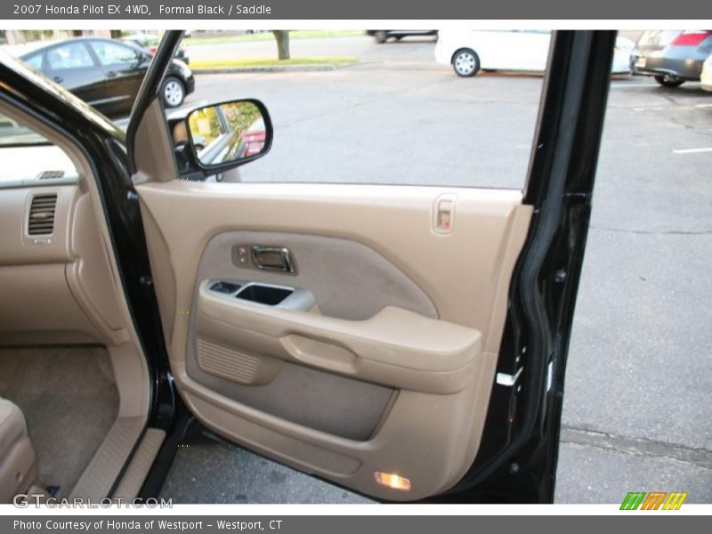Formal Black / Saddle 2007 Honda Pilot EX 4WD