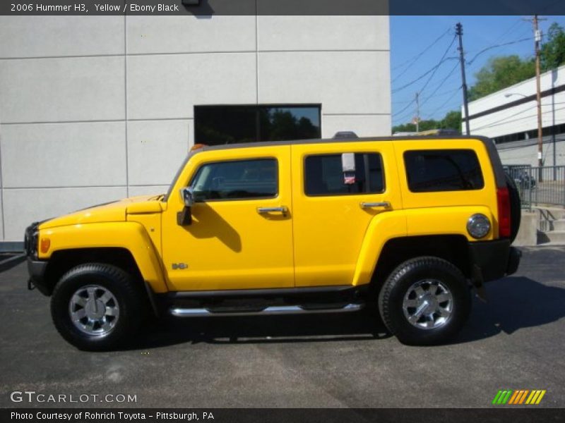 Yellow / Ebony Black 2006 Hummer H3