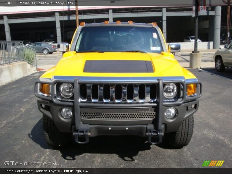 Yellow / Ebony Black 2006 Hummer H3