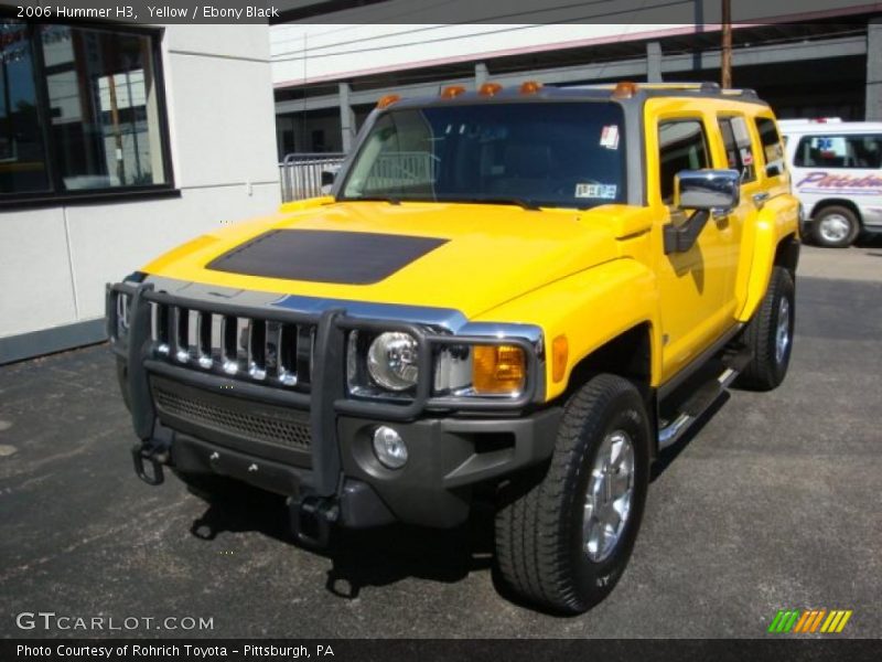 Yellow / Ebony Black 2006 Hummer H3