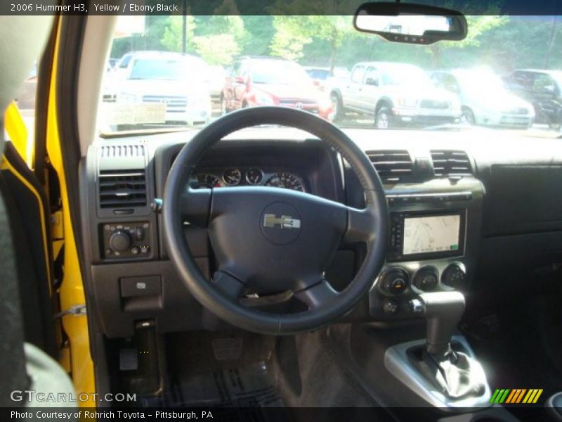 Yellow / Ebony Black 2006 Hummer H3