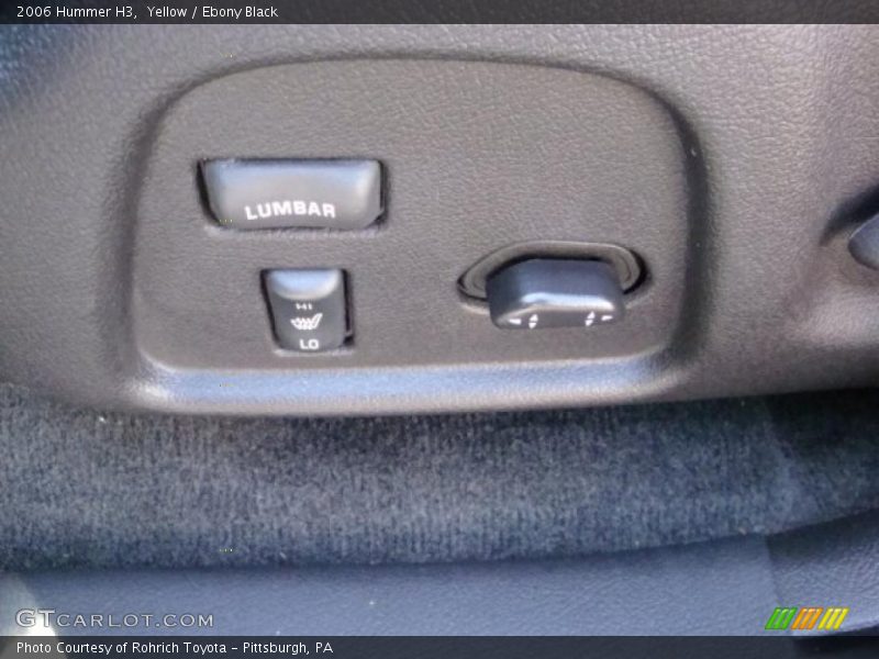 Yellow / Ebony Black 2006 Hummer H3