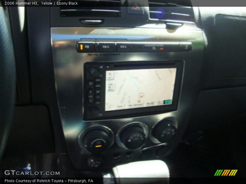 Yellow / Ebony Black 2006 Hummer H3