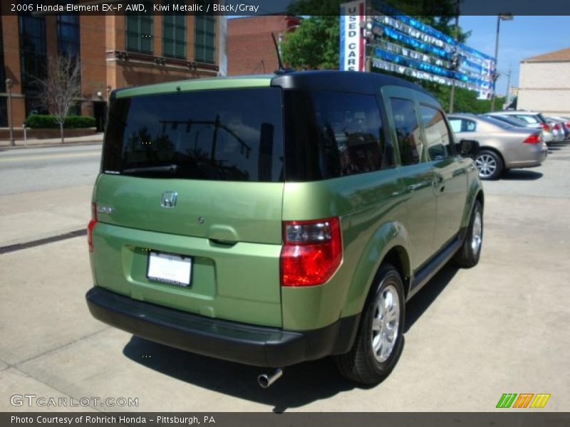 Kiwi Metallic / Black/Gray 2006 Honda Element EX-P AWD