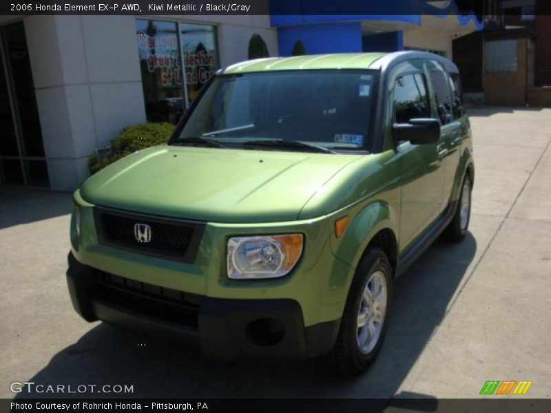 Kiwi Metallic / Black/Gray 2006 Honda Element EX-P AWD