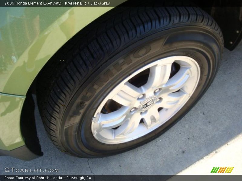 Kiwi Metallic / Black/Gray 2006 Honda Element EX-P AWD
