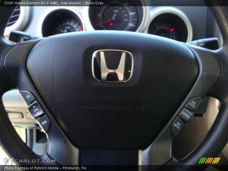 Kiwi Metallic / Black/Gray 2006 Honda Element EX-P AWD